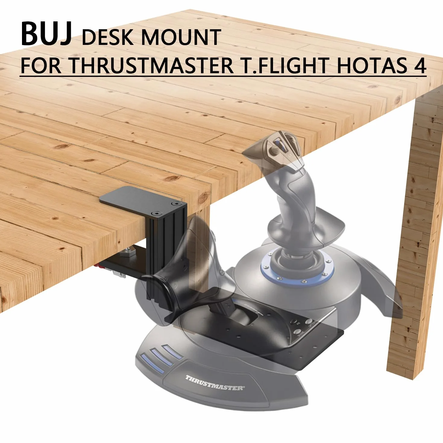 Uchwyt stołu na muchę pasuje do Logitech G Extreme 3D Pro Joystick, Turtle Beach VelocityOne Flightstick, Thrustmaster T.Flight HOTAS