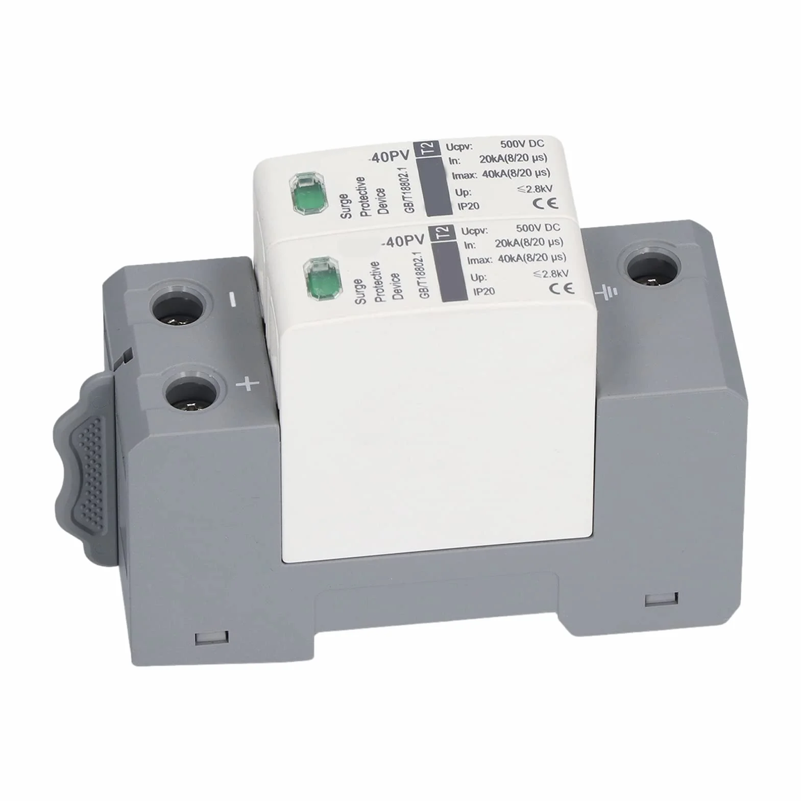 Ochronnik Przeciwprzepięciowy CHLT-40PV 500 V DC 2P IP20