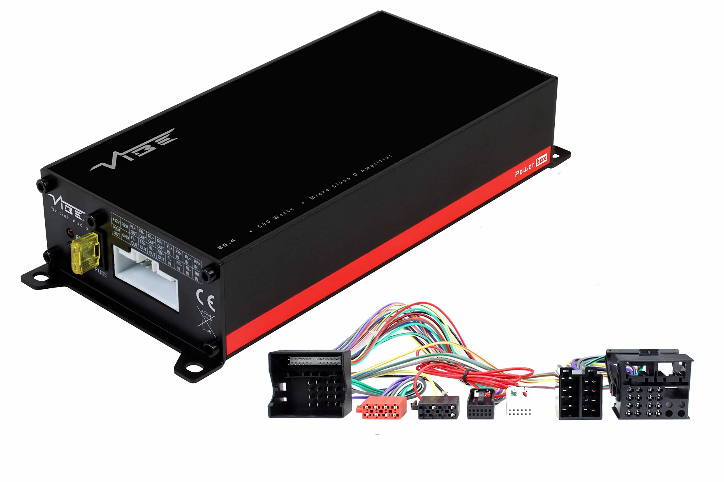 VIBE POWERBOX65.4BMW3 wzmacniacz kompatybilny z BMW, czarny