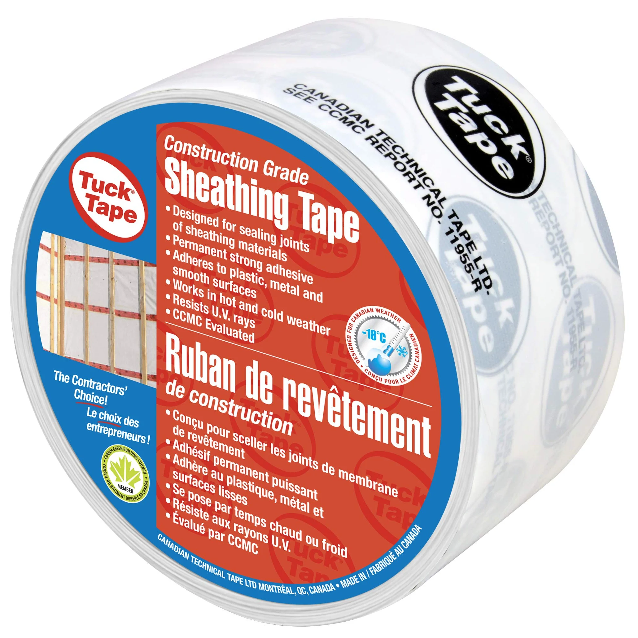 Tuck Tape, Taśma klejąca w jakości budowlanej