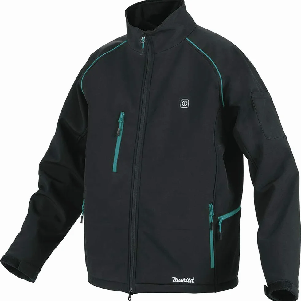 Makita DCJ205Z2 XL Akumulatorowa Kurtka Termiczna Rozm. 2 XL 12 V maks. / 14.4 V / 18 V, Bez Akumulatora, bez Ładowarki, Czarna, 17-21