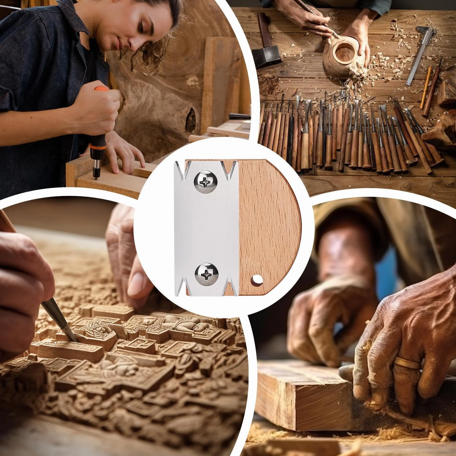 Podkaszarka do krawędzi, ergonomiczna taśma do narożników | stal nierdzewna – do laminatu, sklejki, melaminy, płyt gipsowo-kartonowych, płyt gipsowo-kartonowych, do budowy szaf, modelarstwa