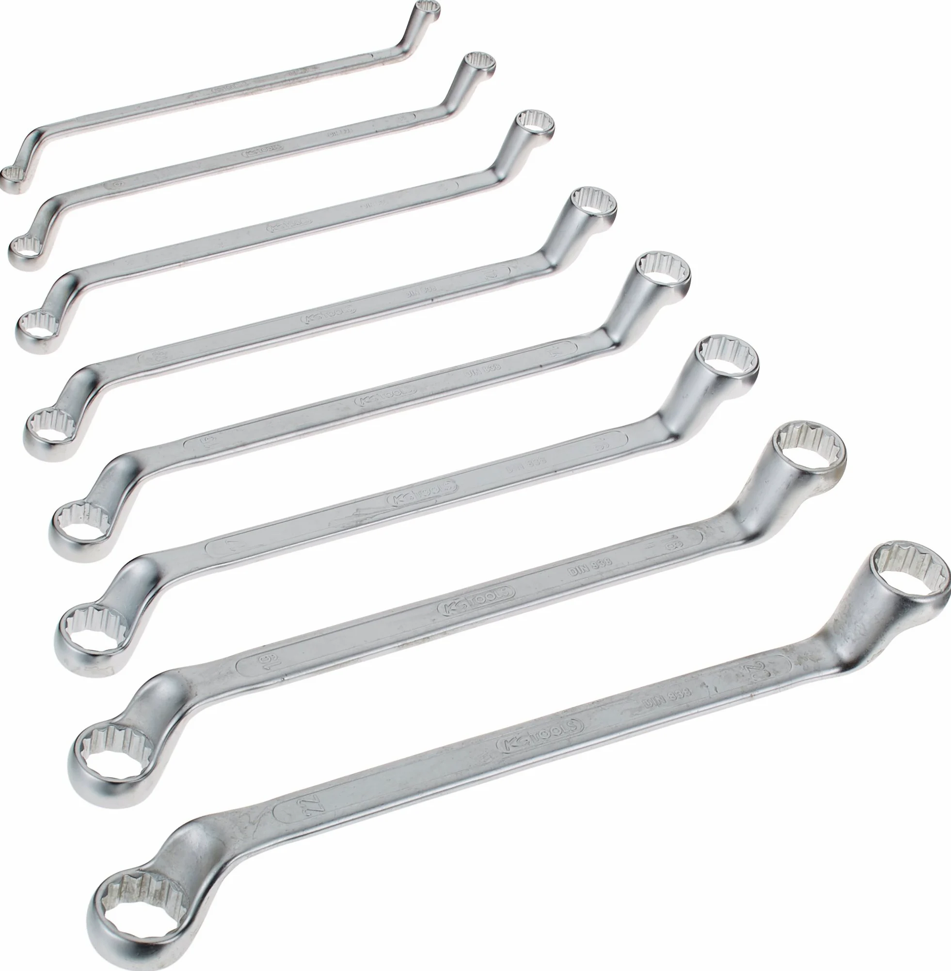 KS Tools 920.0248 ULTIMATEplus zestaw kluczy oczkowych, odkręconych, 8-częściowy