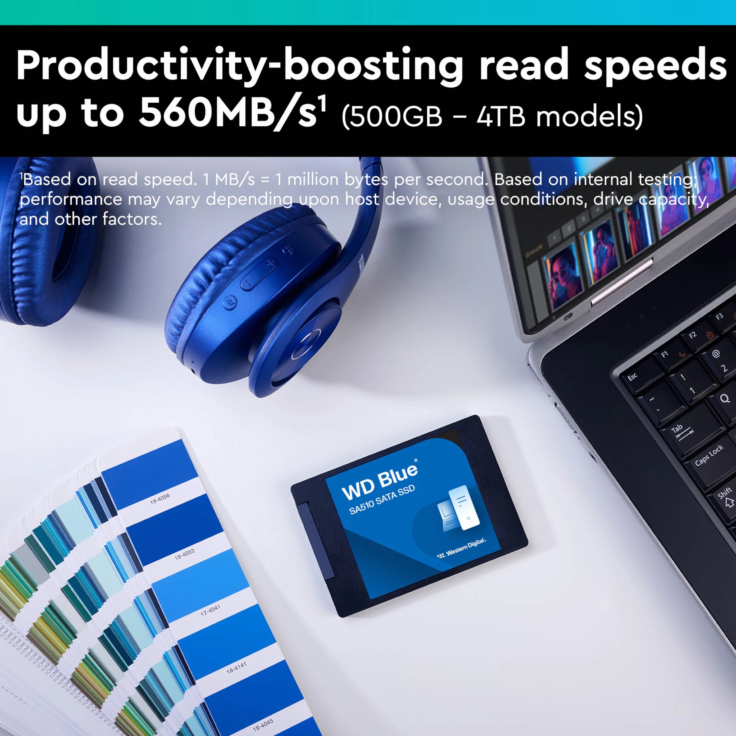 Dysk SSD WD Blue 1TB SA510 SATA3 2,5" 7mm WDS100T3B0A