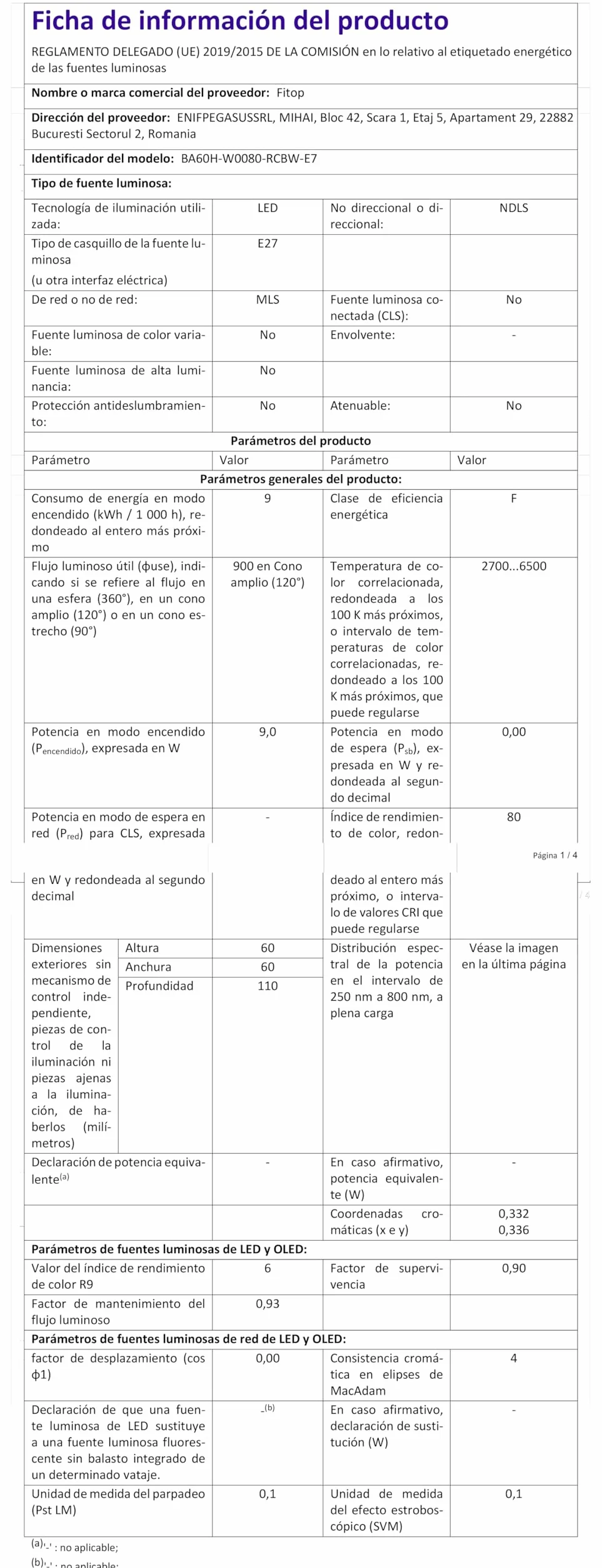 Żarówka Alexa Fitop Smart E27, lampa Wi-Fi, kompatybilna z Alexa/Google Home, 10 W, 900 lm, możliwość ściemniania, ciepła biel i wielokolorowa żarówka, kontrola za pomocą aplikacji, nie wymaga koncentratora, 1 szt.