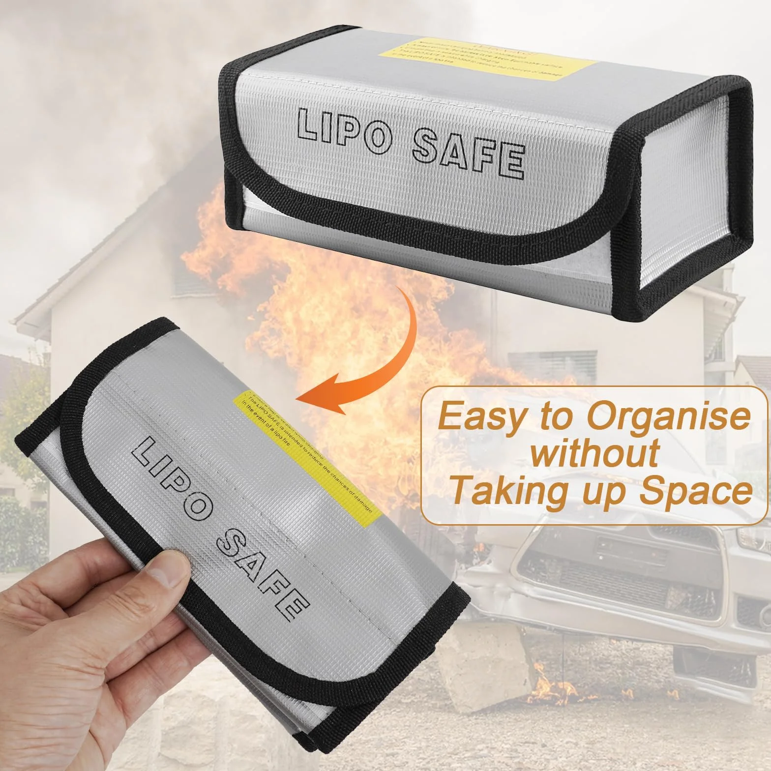 Lipo Safe Bag ognioodporna torba bezpieczeństwa do akumulatorów Lipo e-bike