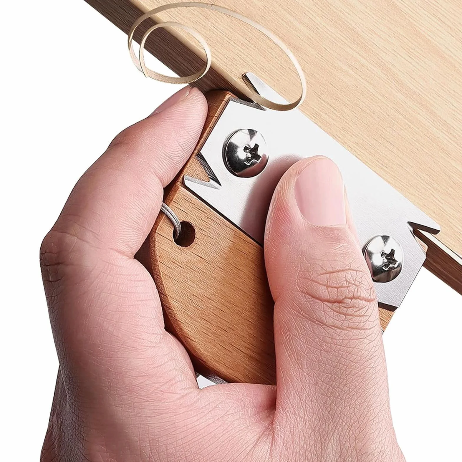 Podkaszarka do krawędzi, ergonomiczna taśma do narożników | stal nierdzewna – do laminatu, sklejki, melaminy, płyt gipsowo-kartonowych, płyt gipsowo-kartonowych, do budowy szaf, modelarstwa