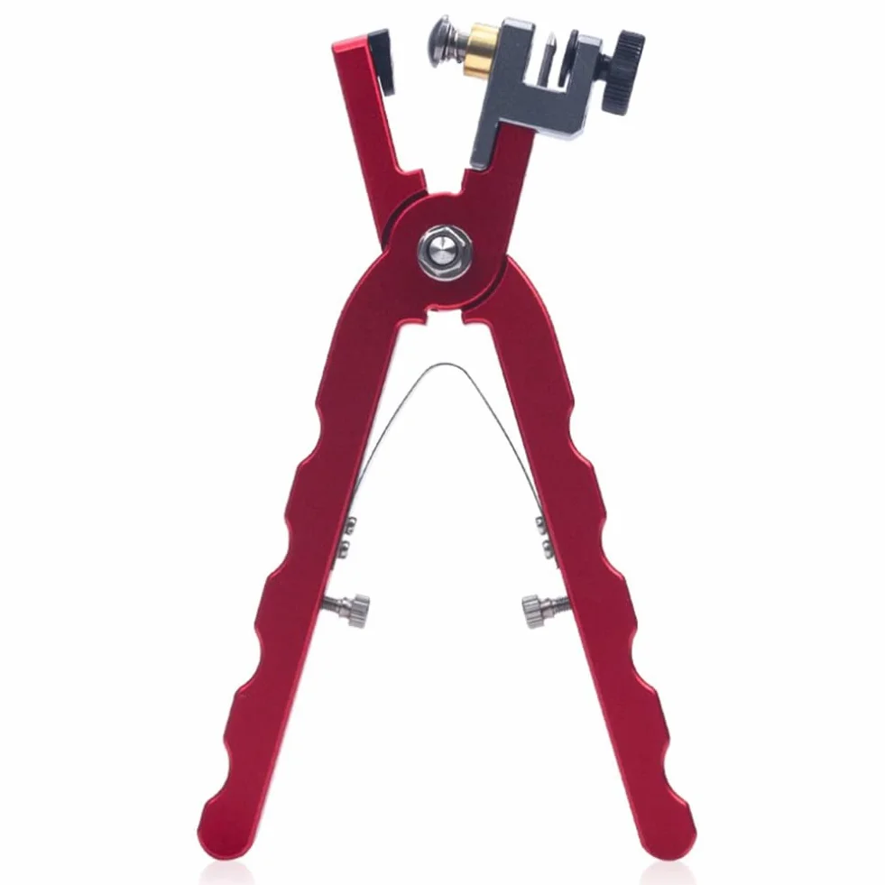 Dellx Watch Bracelet Cutting Plier for Straps to Fix Catches Spring Bar Hand Tool Pliers Red Straight