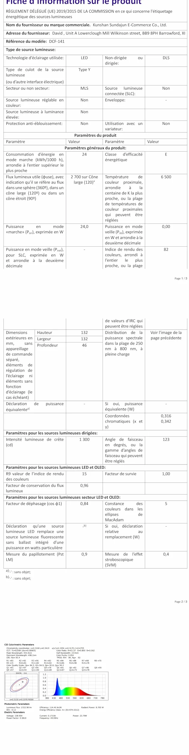 Wentylatory sufitowe z oświetleniem pilotem, niemy DC 30W LED wentylatorów, 6 prędkości wiatru, timer, inteligentne oświetlenie wentylatora w salonie, sypialnia, pokój dla dzieci, restauracja-50 cm