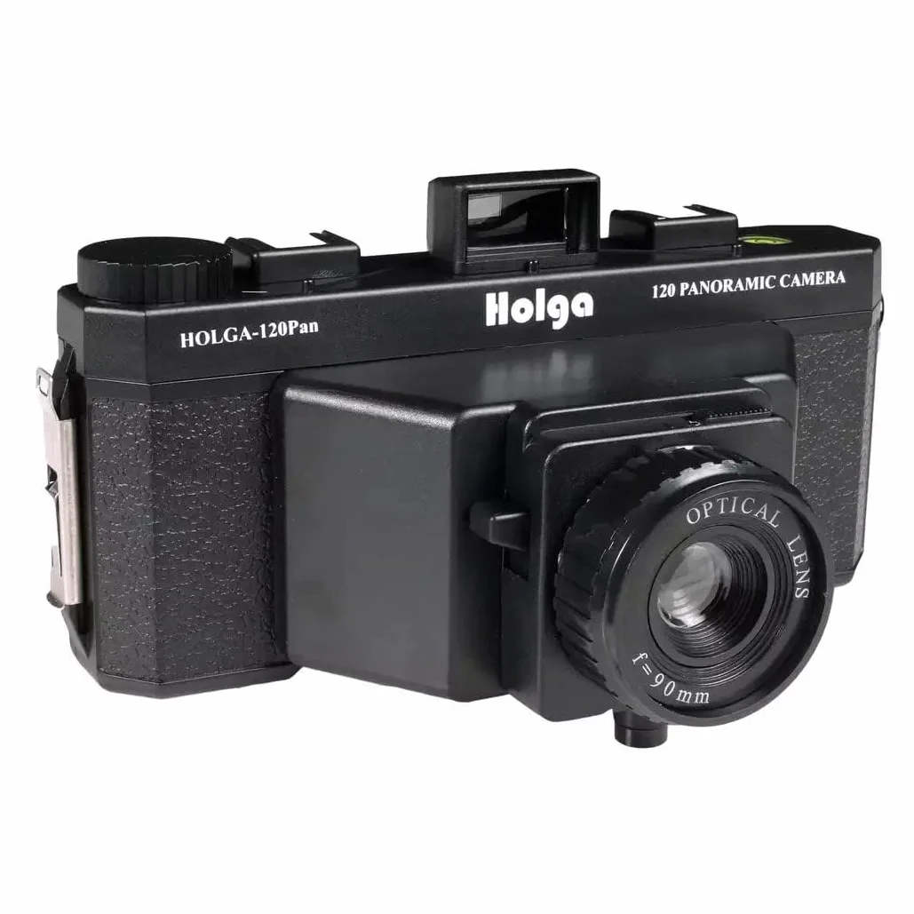 HOLGA 120PAN czarna panoramiczna kamera filmowa Lomo średnioformatowa kamera filmowa 120 PAN