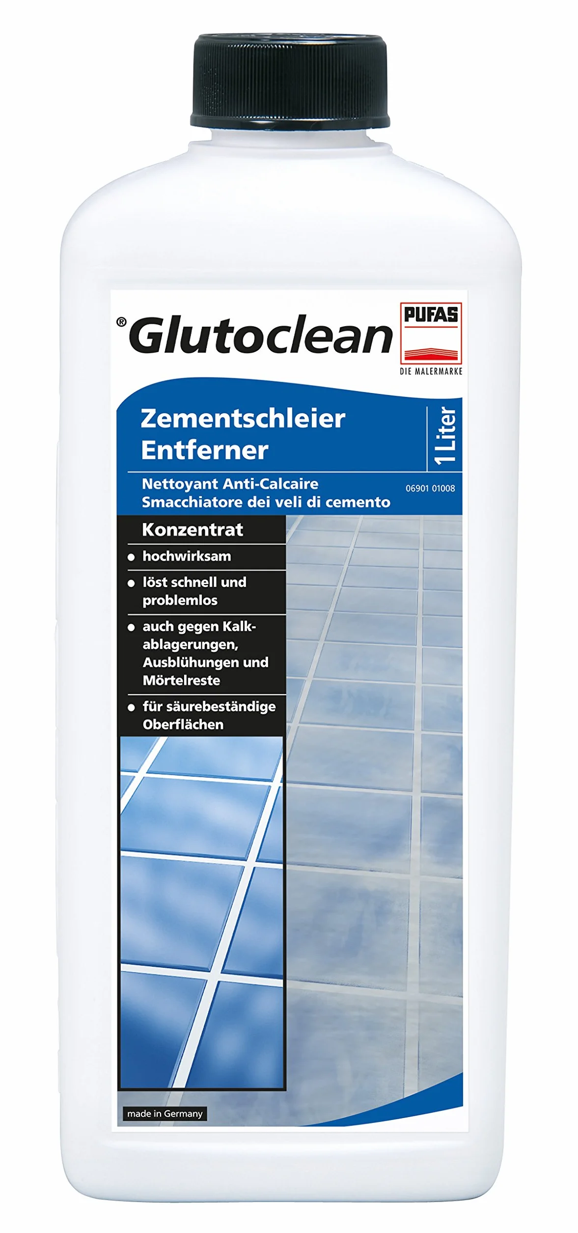 Glutoclean środek do usuwania cementu 1,000 l