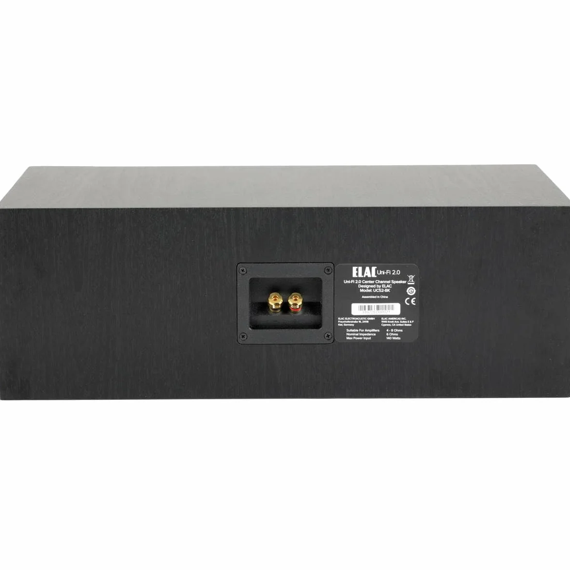 ELAC Uni-Fi 2.0 UC52 głośnik centralny czarny UC52-BK