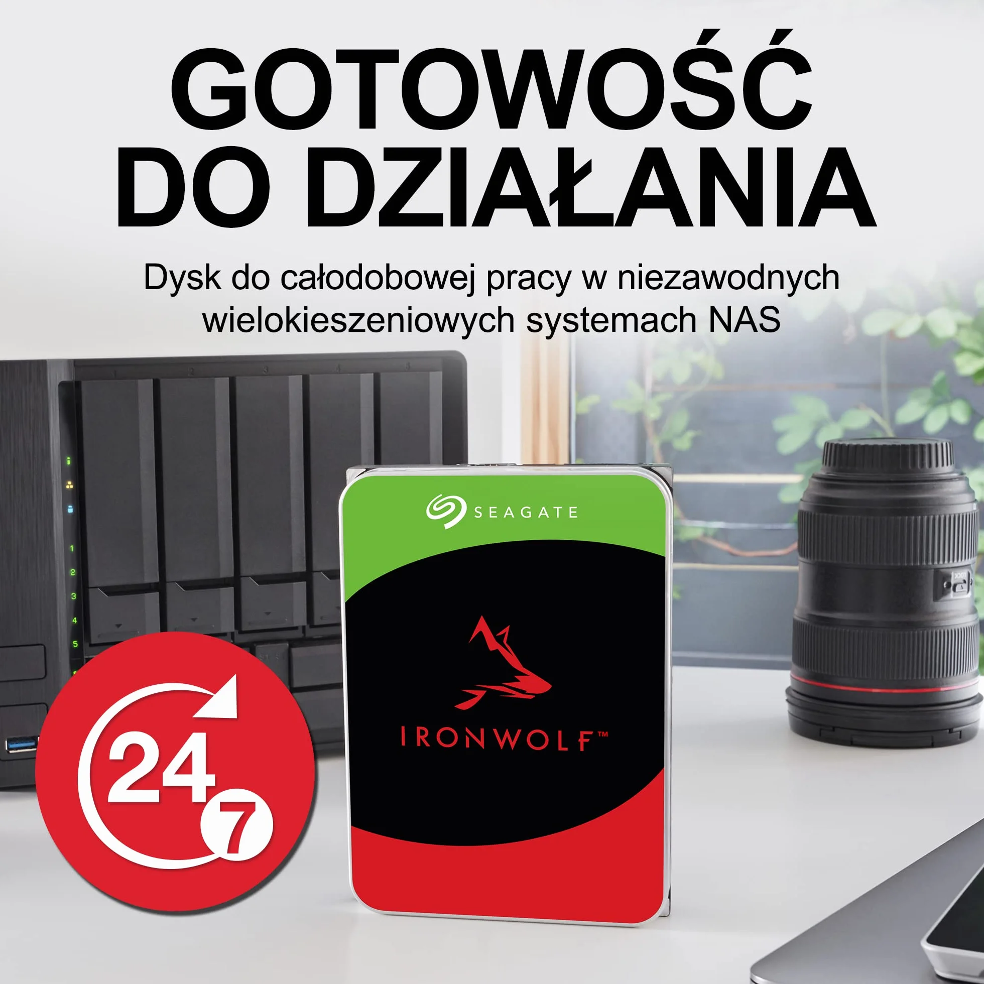 Seagate IronWolf NAS HDD ST8000VN004 8TB Sata III 256MB
