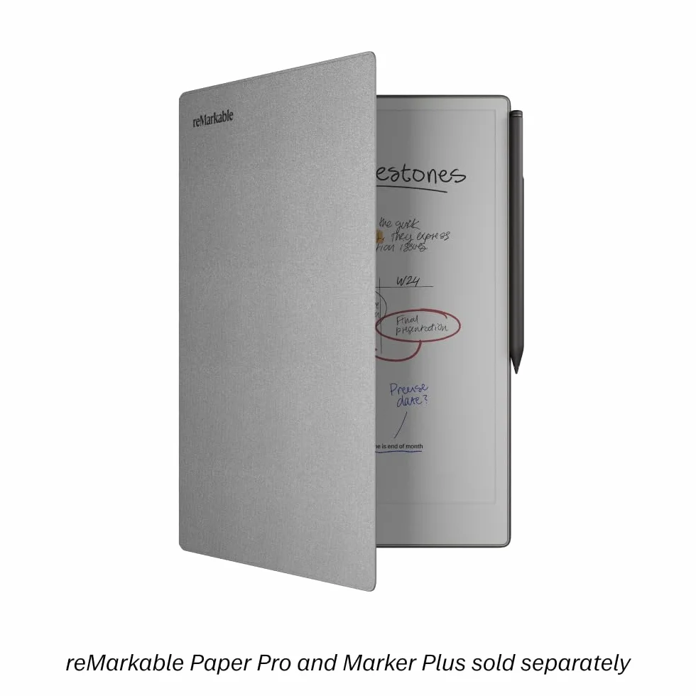 reMarkable Book Folio Etui Polimerowe do reMarkable Paper Pro Szare