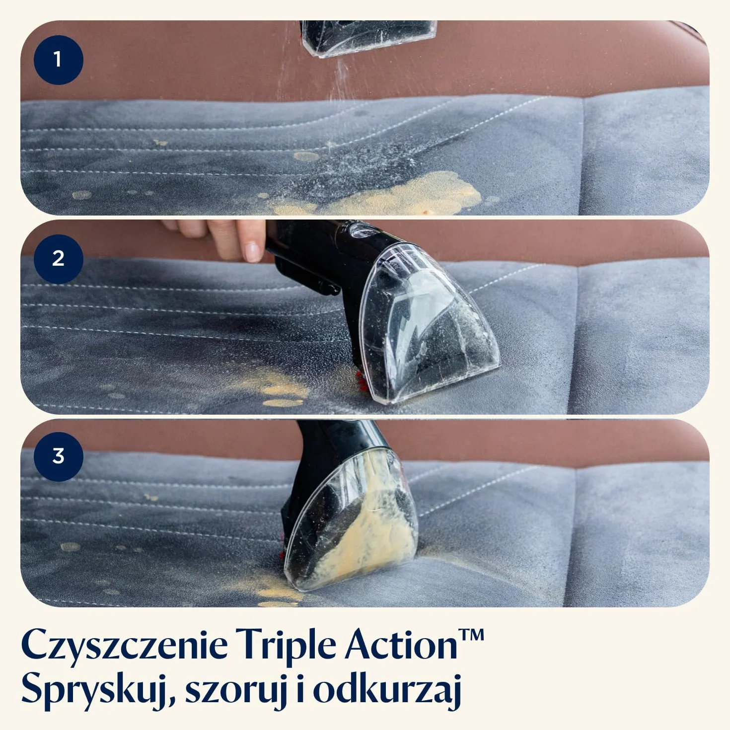 BISSELL SpotClean Pet Pro, Odkurzacz Piorący do Tapicerki, Idealny dla Właścicieli Zwierząt, Odkurzacz do Prania Dywanów, Tapicerki, Samochodów, Kanapy i Innych Powierzchni, Mocny Silnik 750W, 15585