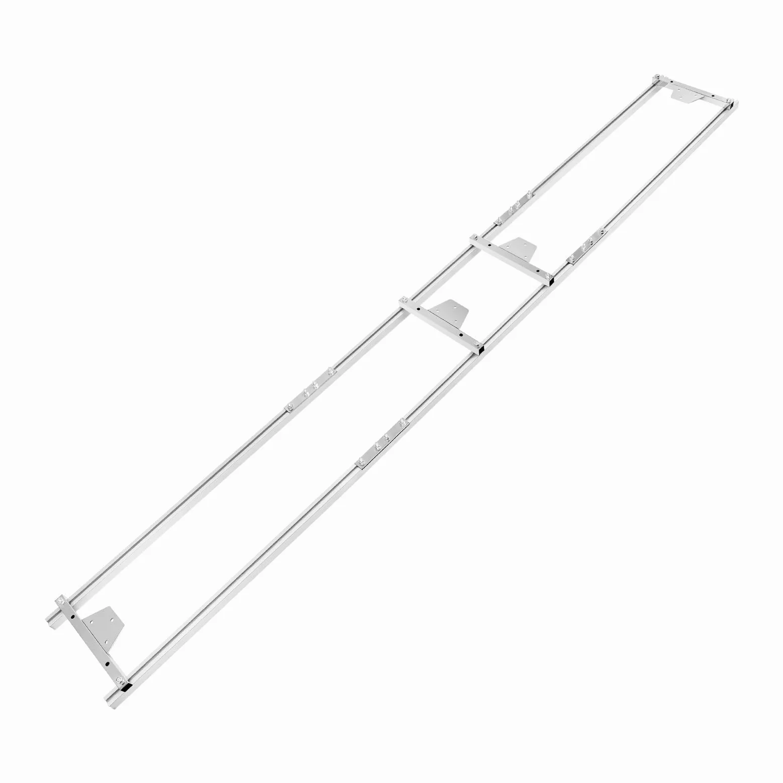 Szyna prowadząca 270 cm, aluminiowy młynek do pił łańcuchowych, przenośny mobilny system prowadzenia szyn do tartaków, piły łańcuchowej, młynek dla pracowników budowlanych i stolarzy