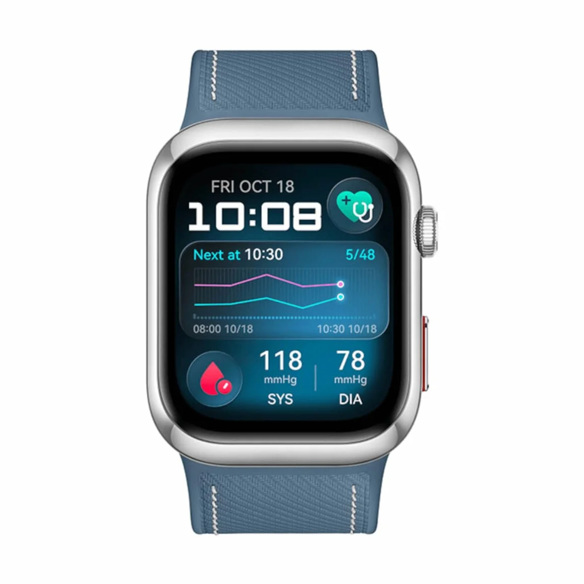 HUAWEI WATCH D2 Smartwatch AMOLED 4.6 cm Monitorowanie Ciśnienia Krwi EKG SpO2 Bluetooth