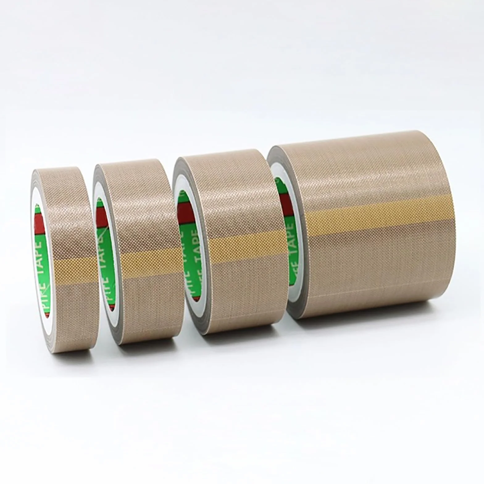 Taśma teflonowa, grubość 0,13 mm, szerokość 120-300, taśma klejąca PTFE do maszyn pakowania próżniowego i przemysłu elektrycznego, długość 10 metrów, 150(120mm)