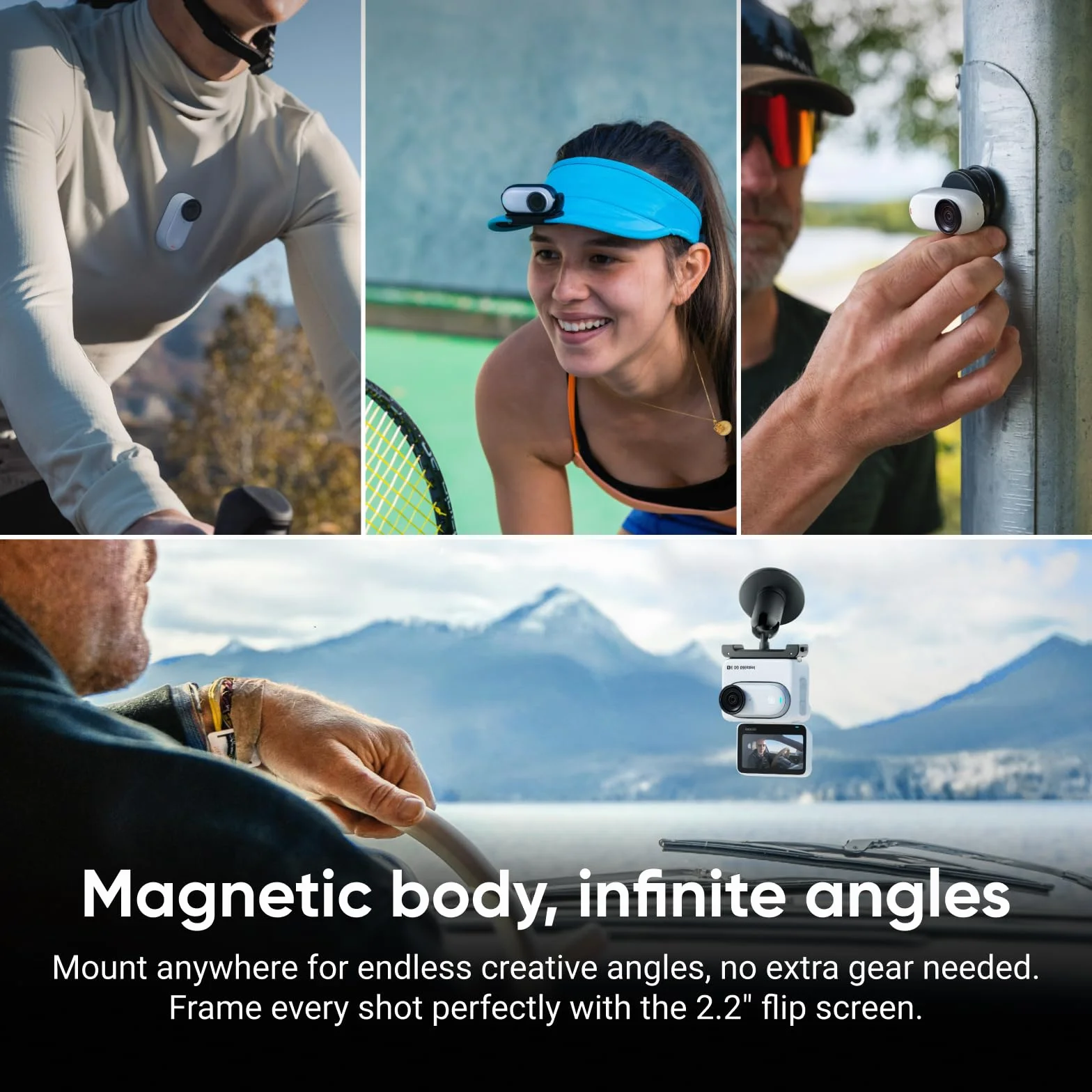 Insta360 GO 3S 64 GB Arctic White kamera 4K wodoodporna 10 m stabilizacja AI
