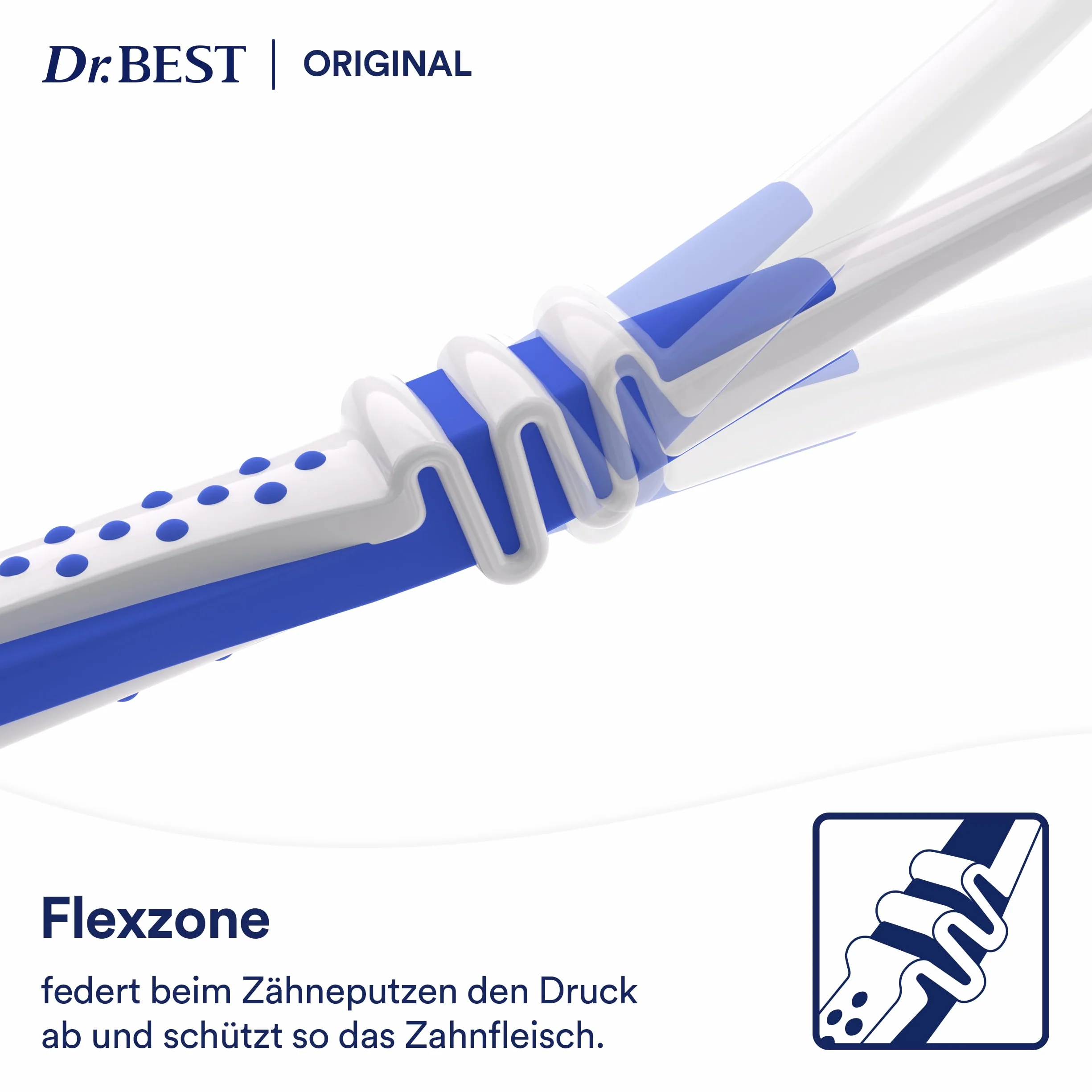 Dr. Best Oryginalna szczoteczka do zębów, miękka, 1 sztuka