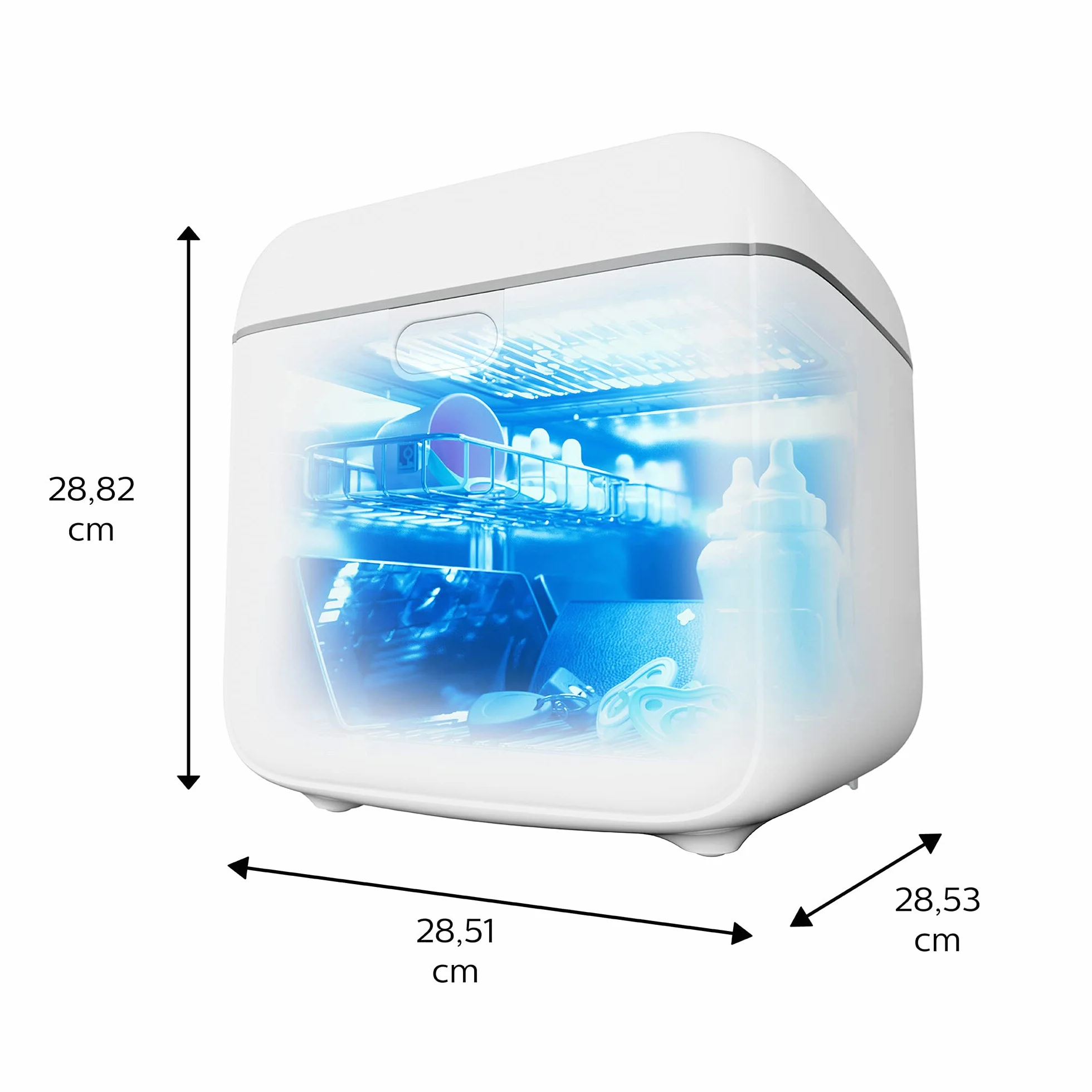 Philips Pojemnik do dezynfekcji UV-C 10 l 135 W biały