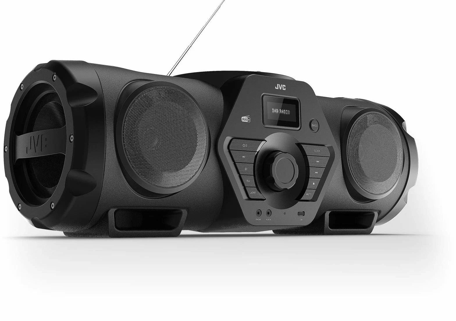 JVC RV-NB300DAB Boombox DAB Bluetooth USB CD Czarny