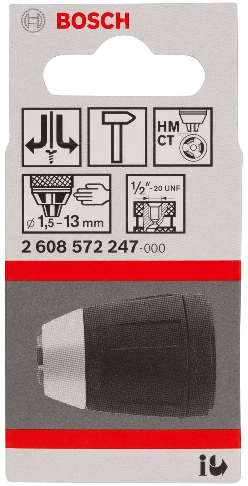 Bosch Profesional Systemowy uchwyt wiertarski 1,5 – 13 mm, 1/2" - 20