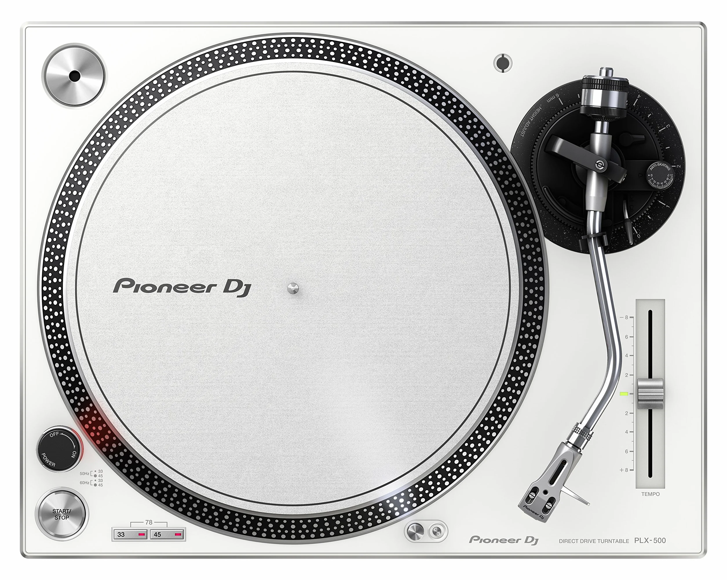 Pioneer DJ Gramofon 500 W Biały