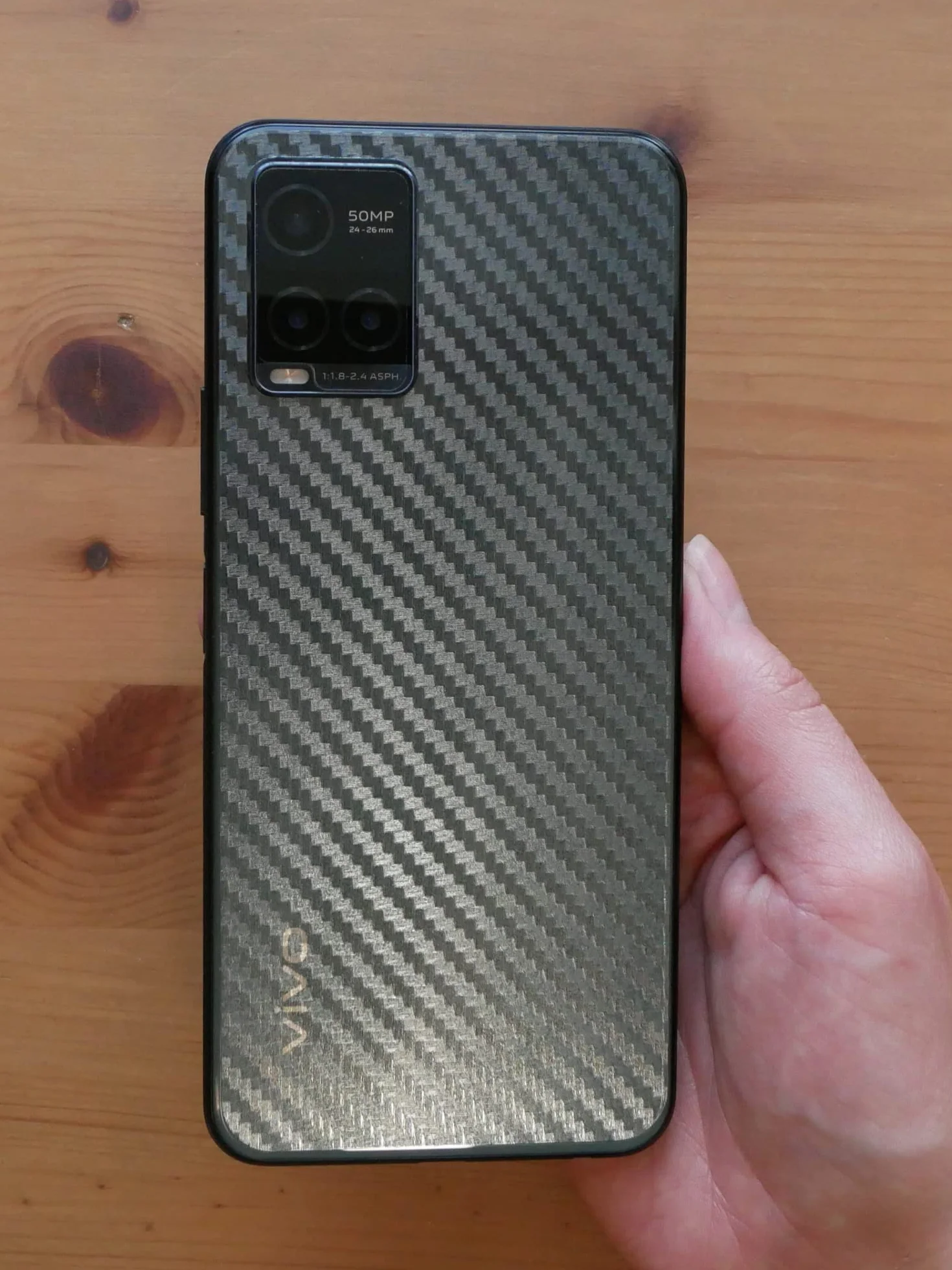 apgo Skrzynka strukturalna na Apple iPhone SE (2020) Carbon Przezroczysty