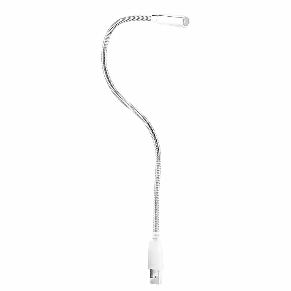 Lampka USB typu łabędzia szyja LED do czytania, elastyczna mini lampka nocna do komputera