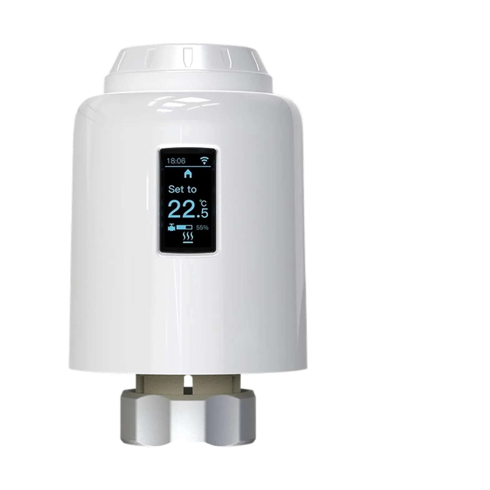 Zawór Termostatyczny TRV Tuya Z Bluetooth, Inteligentny Programowalny Siłownik, Domowy Regulator Temperatury, Obsługa Informacja O ZgodnośCi(OLED Screen)