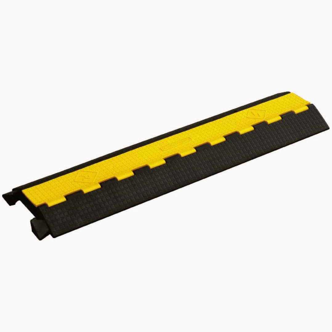 Arnocanali przepust kablowy 255x55 mm 2 scomparti da 32x32 mm czarny/żółty