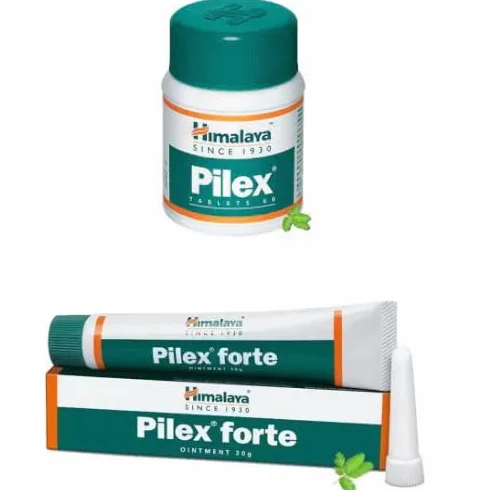 Himalaya Pilex tabletki + Pilex fort maść 30g (opakowanie 2 sztuki)