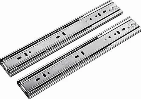 Prowadnice szuflad, prowadnice szuflad ze stali nierdzewnej 10-22" Miękkie domykanie prowadnicy szuflady Prowadnice trzyczęściowe do szafek Sprzęt meblowy Prowadnica do szuflad 884 (kolor: 12 cali) (k