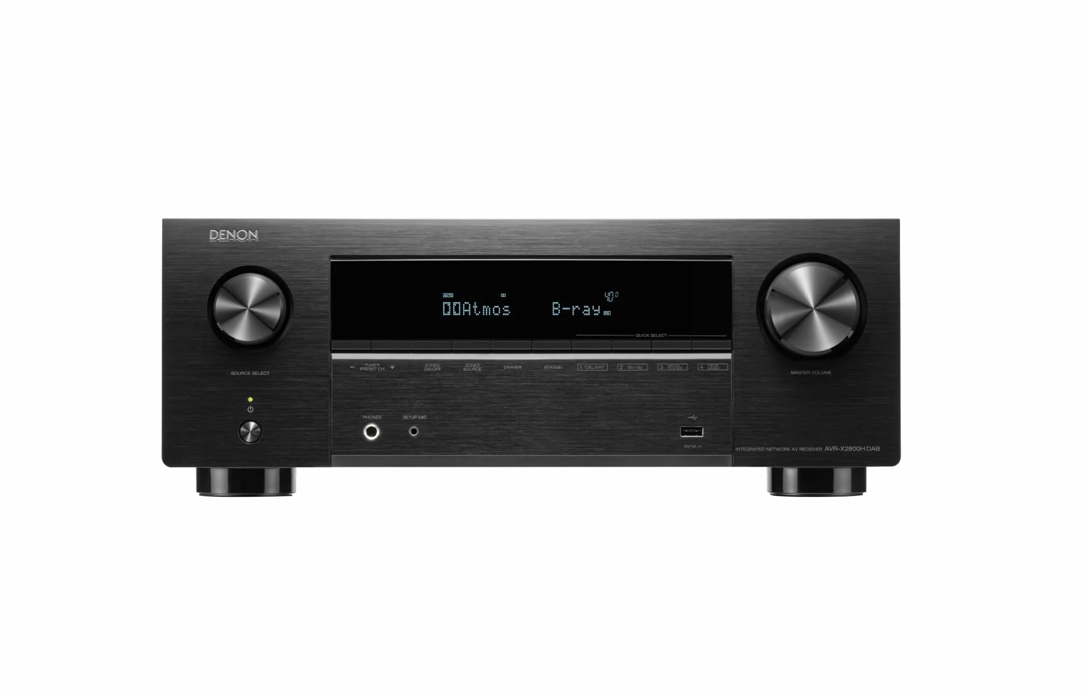 Denon AVR-X2800H DAB Odbiornik Av, Czarny, 150 W