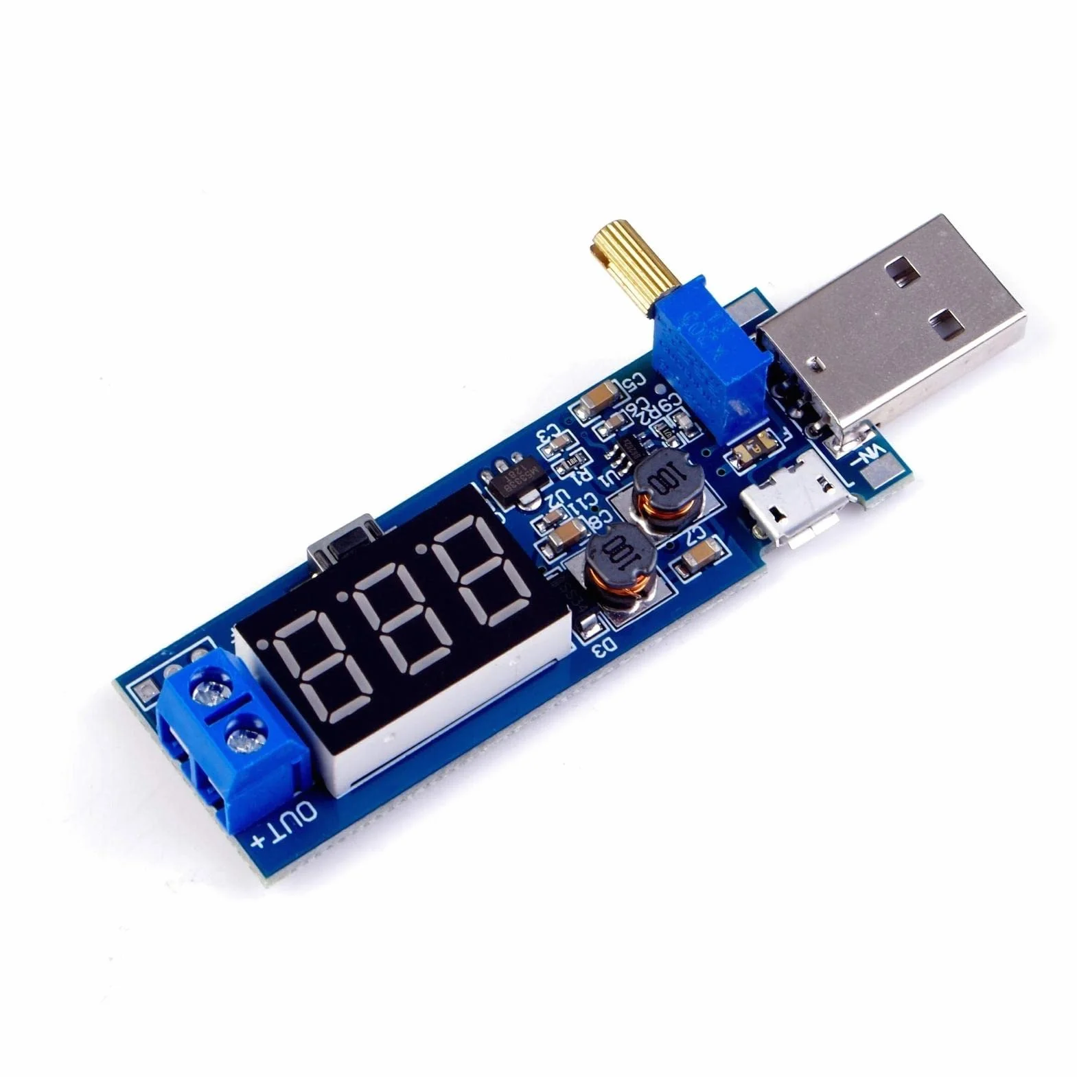 LAOMAO Moduł zasilania DC DC Step Up Down USB 5V do 3,3 V/12 V Regulowany konwerter Boost Buck