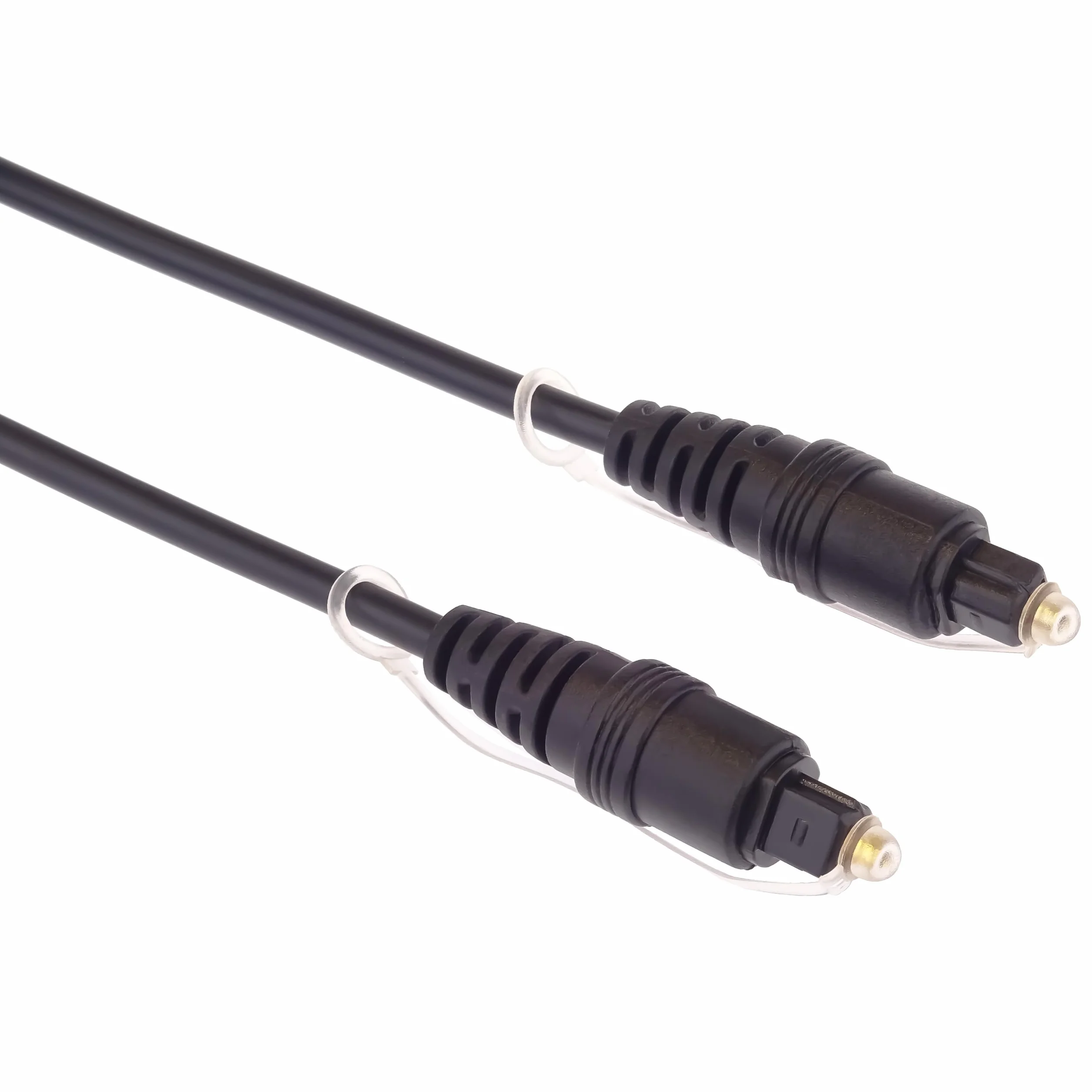 PremiumCord Kabel Audio Toslink 2m Męski Na Męski Cyfrowy Pozłacany Czarny