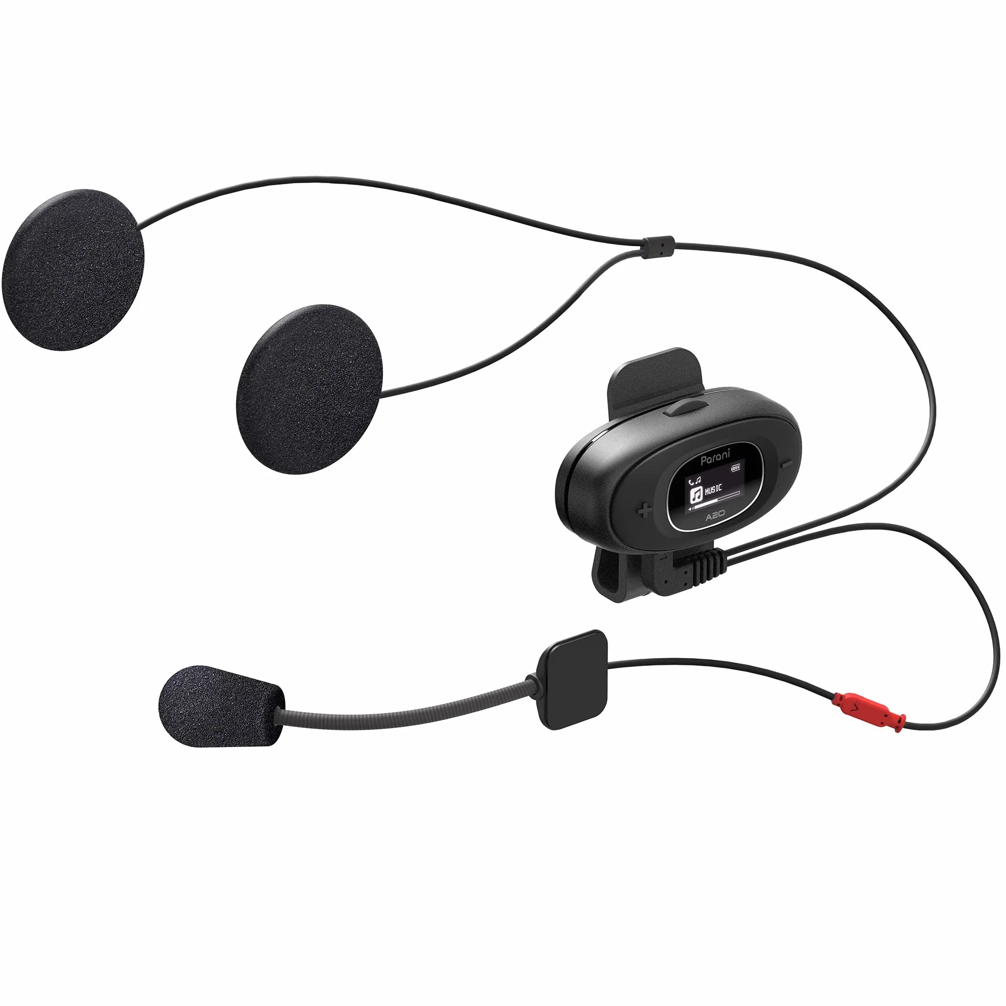 Sena Parani A20 Bluetooth Intercom zestaw słuchawkowy czarny