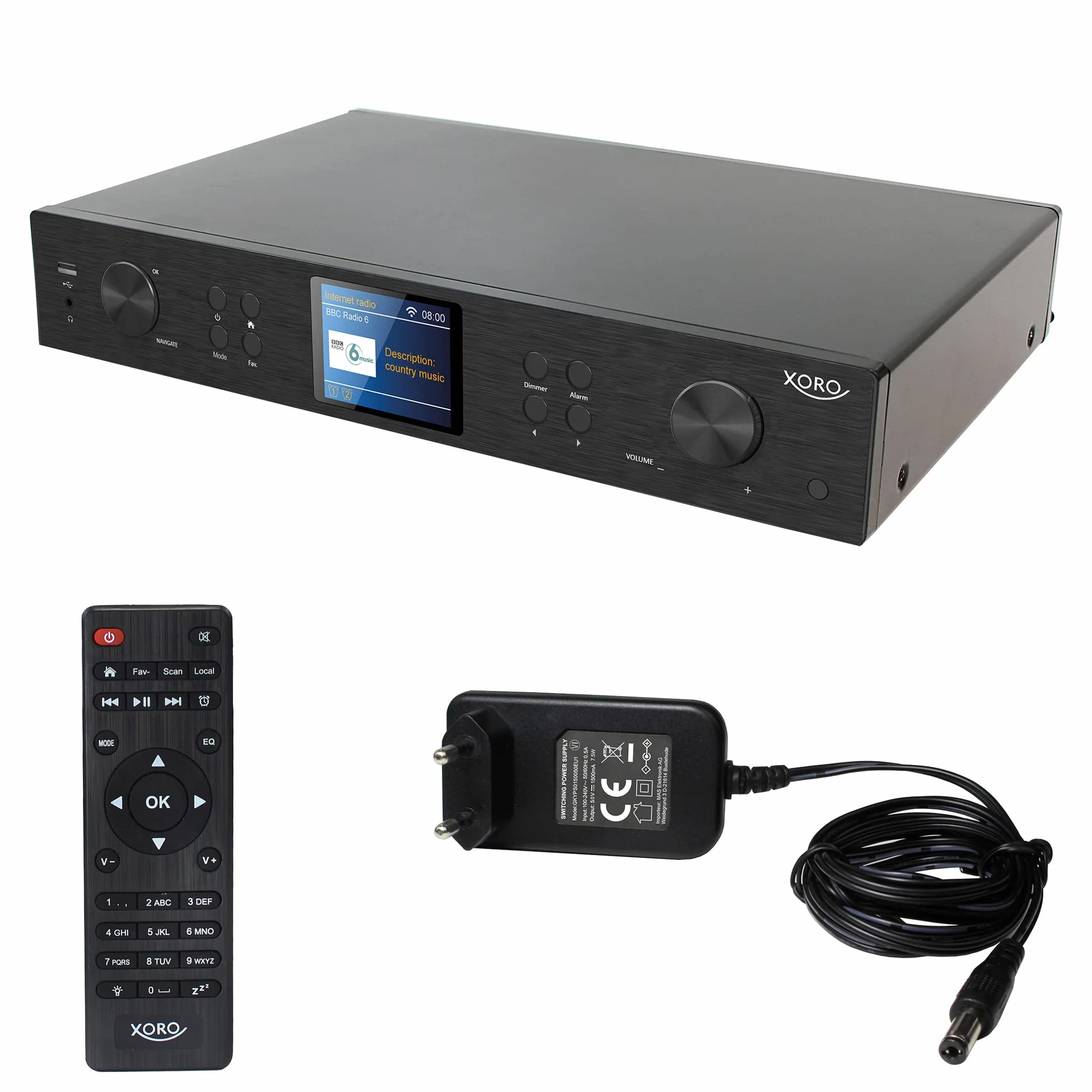 XORO HFT 440 Radio Internetowe DAB+ FM Wi-Fi Bluetooth SpotifyConnect HiFi