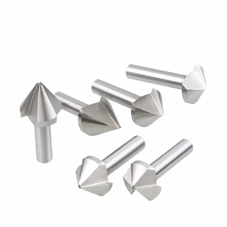 1 sztuk Drillforce 4.5-60mm HSS M2 wiertło rozwiercające 1/3/6/8 rowki 60/90/120 stopni frez do fazowania(Single Flute,35mm(120 Degree))