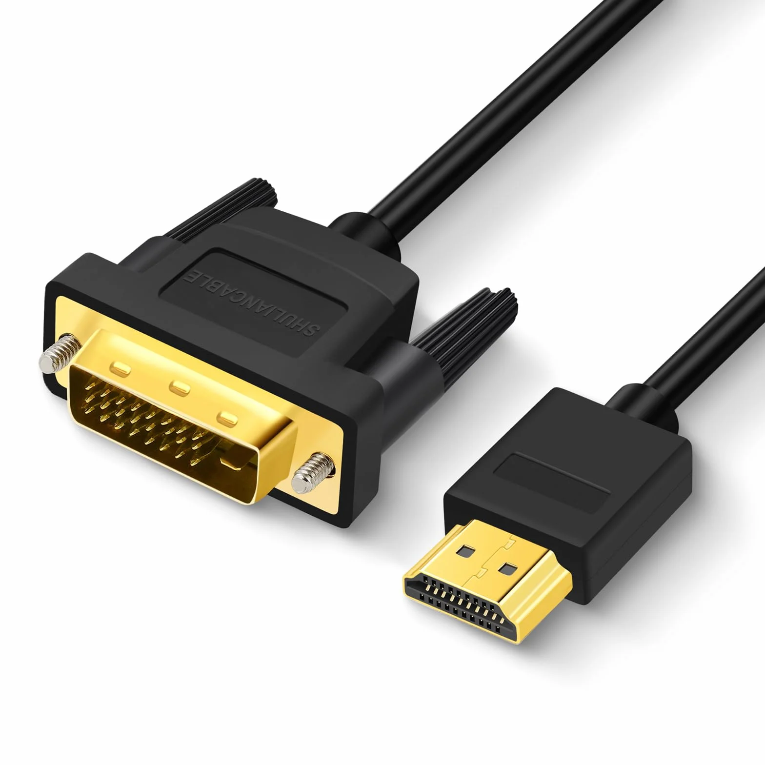 Kabel HDMI do DVI dwukierunkowy DVI-D 24+1 męski na HDMI męski 1080P 3M