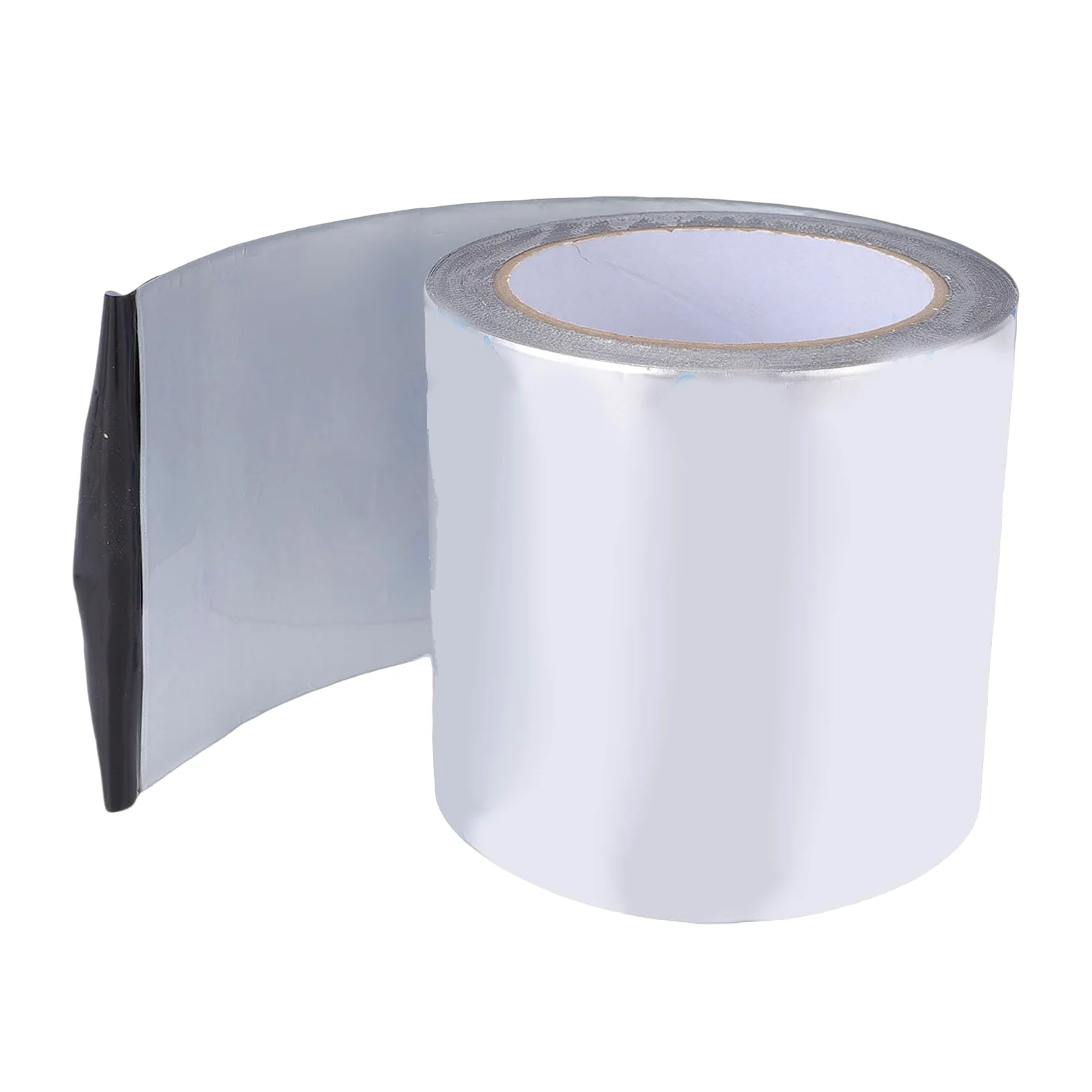 Taśma Termoizolacyjna, Ognioodporna, Odporna na Zachlapanie, Wysokotemperaturowa Taśma z Folii Aluminiowej 100 Mm X 10 M, Morska Grzewcza z powierzchnią odblaskową do Zaworów Przewodów