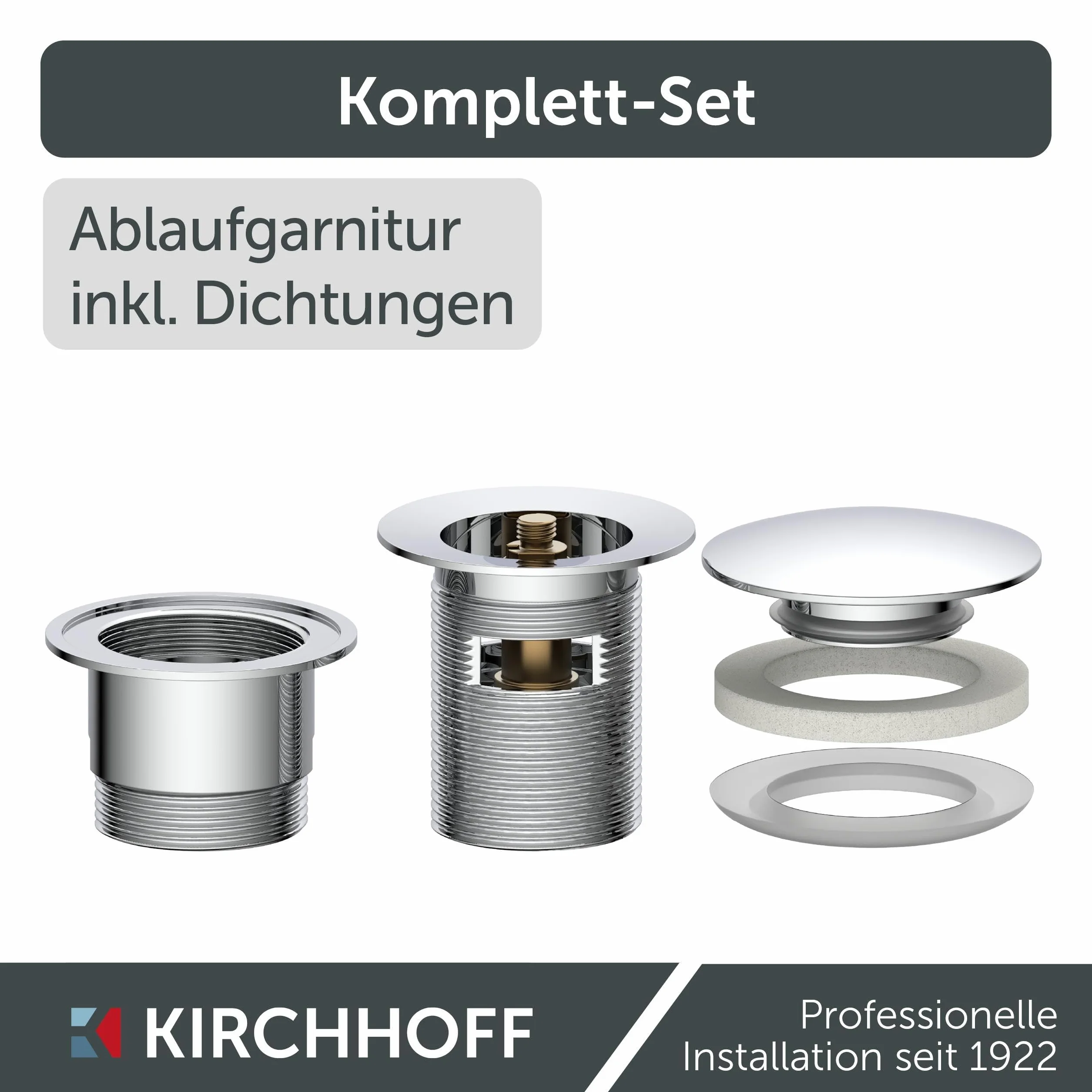 Kirchhoff Odpady designerskie – Alva 11/4 cala x 65 mm, 98807330