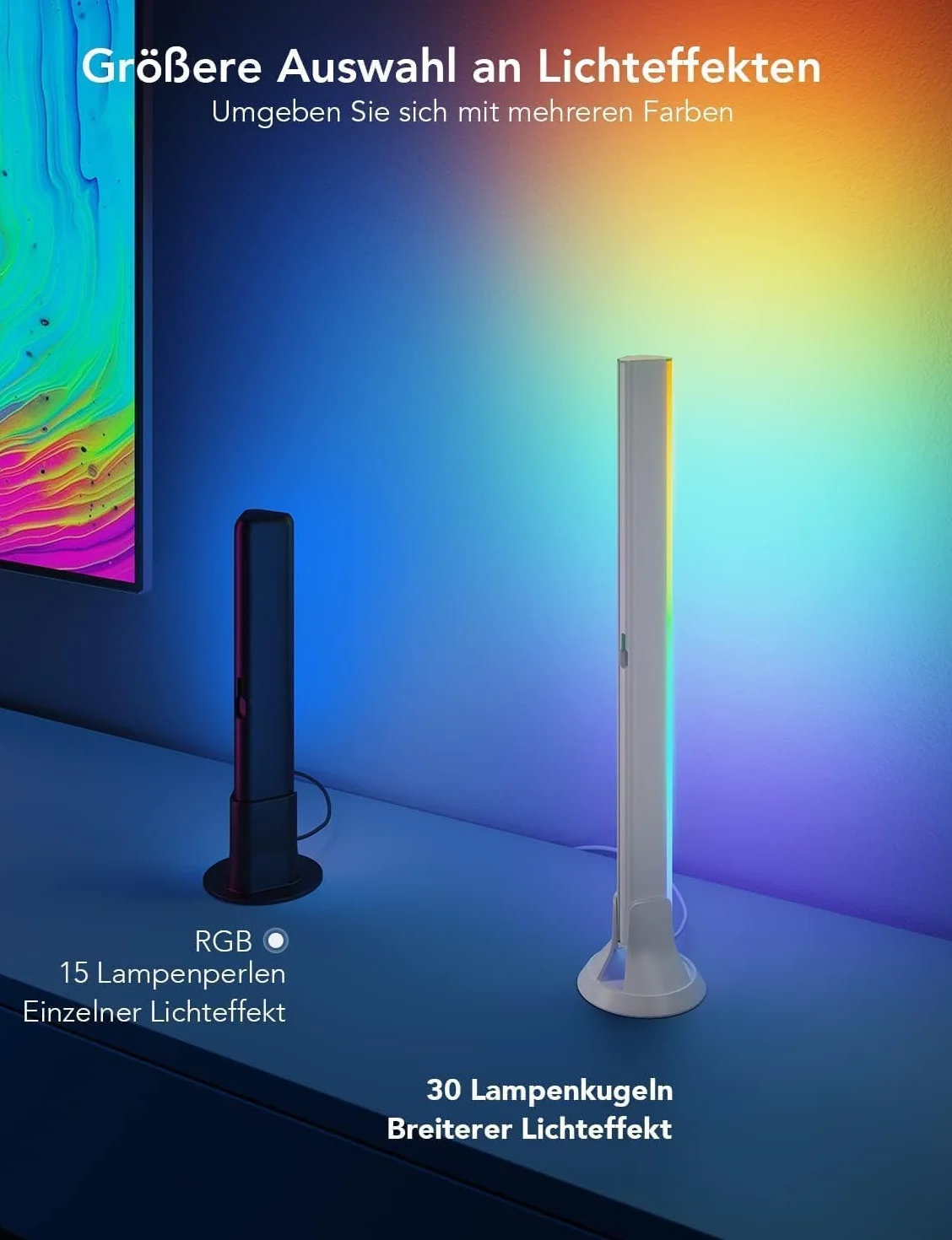 Govee Oświetlenie LED RGBIC do telewizora 45-70 cali WiFi, kompatybilne z Alexa i Google Assistant