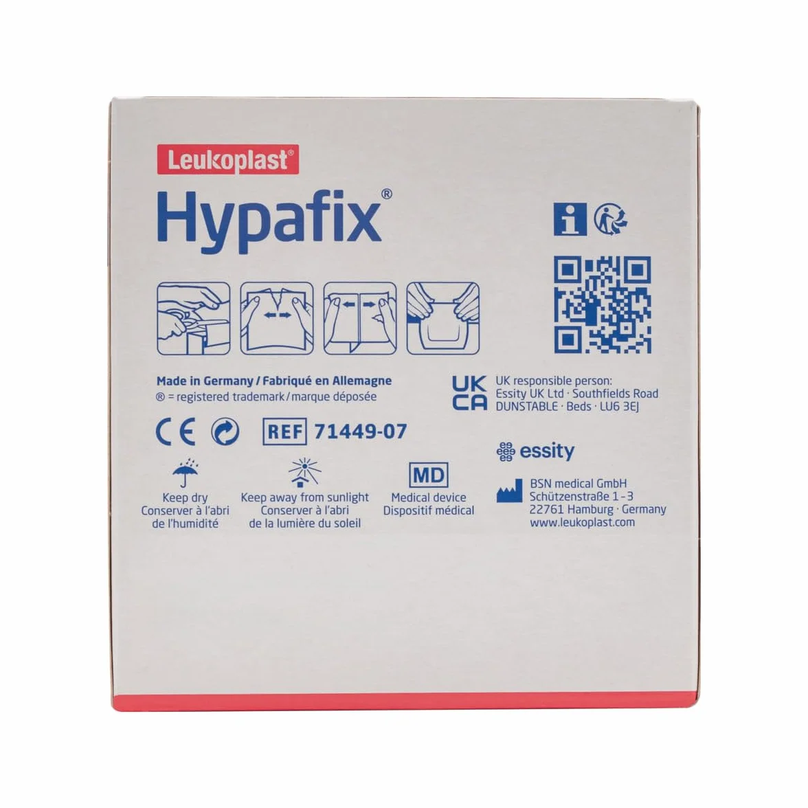 BSN medical Hypafix stretch (dawniej Fixomull stretch) 20 m x 10 cm mocowanie bandaża