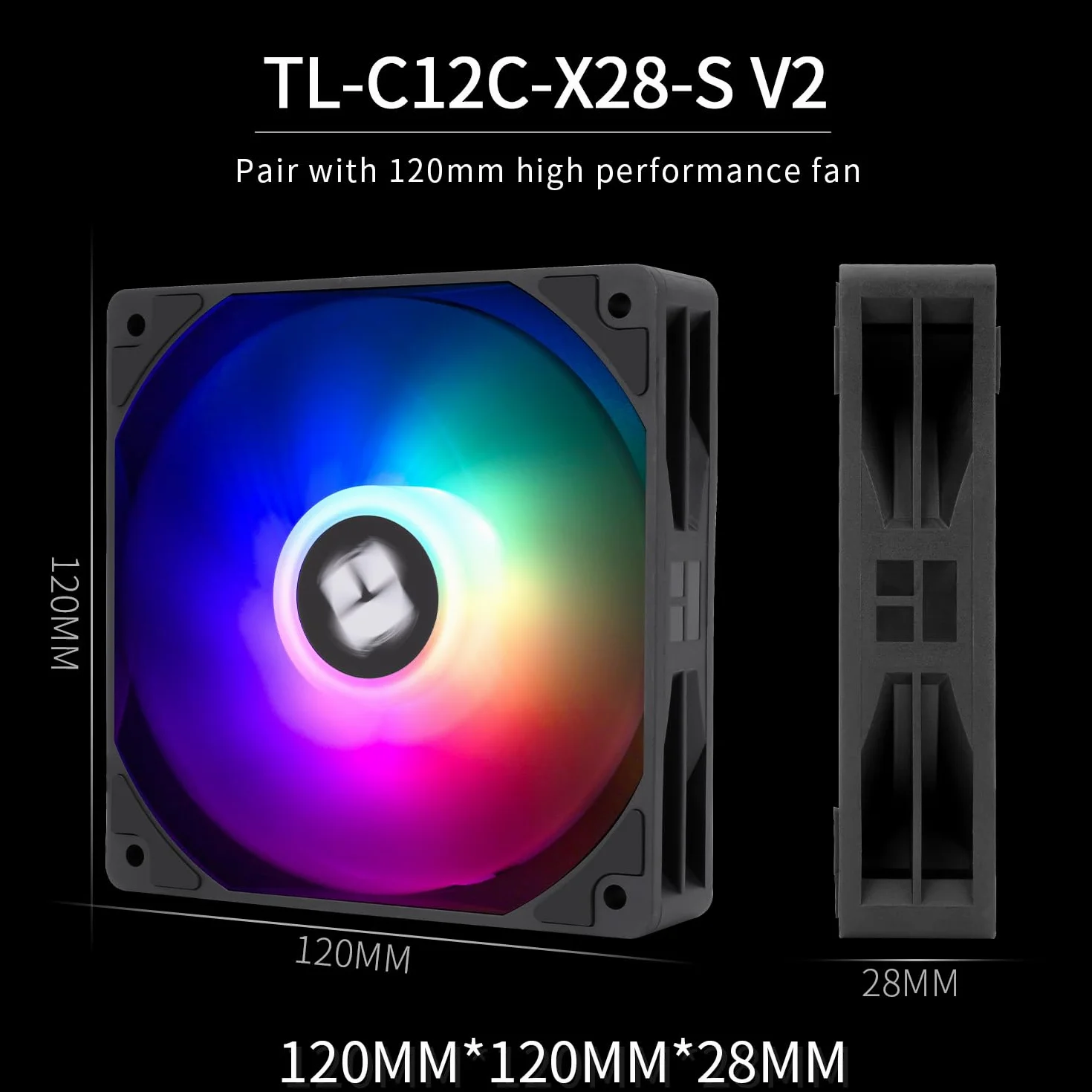 Thermalright Peerless Assassin 120 Digital ARGB Black chłodnica procesora, chłodzenie z podwójnymi wieżami i podwójnymi wentylatorami, chłodzenie powietrza CPU, cyfrowa osłona ekranu, do AM4/AM5,
