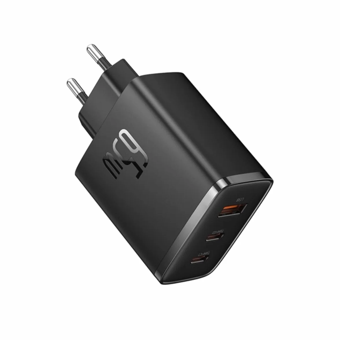Baseus Travel Charger Cube Pro GaN Quick Charger 65W C+C+U Black EU