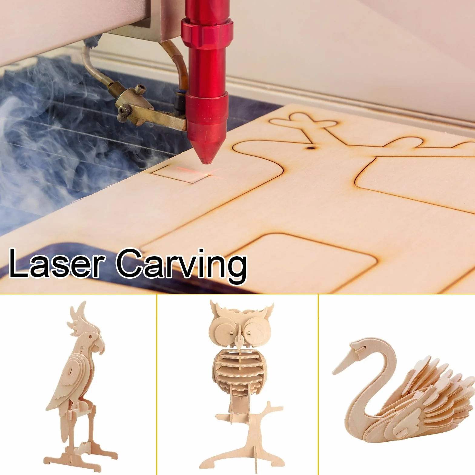 Sklejka lipowa, 12 sztuk, 3 mm, A5, 21 x 15 cm, cienkie wykroje z drewna, do prac DIY, obróbki laserowej, pirografii, modelarstwa, dekoracji, obrazów