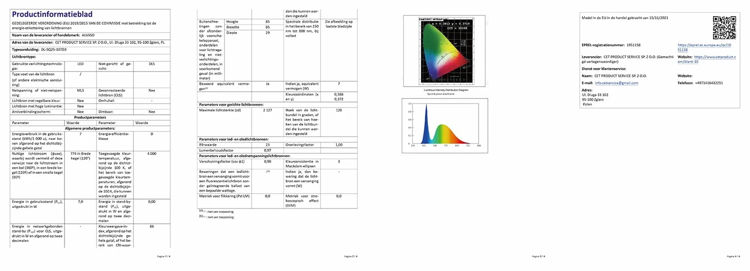 ALUSSO Regulowana Oświetlenie LED Spot 230V 7W Oświetlenie Sufitowe 3000K 4000K 6500K Wodoodporne IP44 Regulowane Wbudowane Oświetlenie Sufitowe do Łazienki, Salonu, Opakowanie 6szt, Okrągłe, Białe