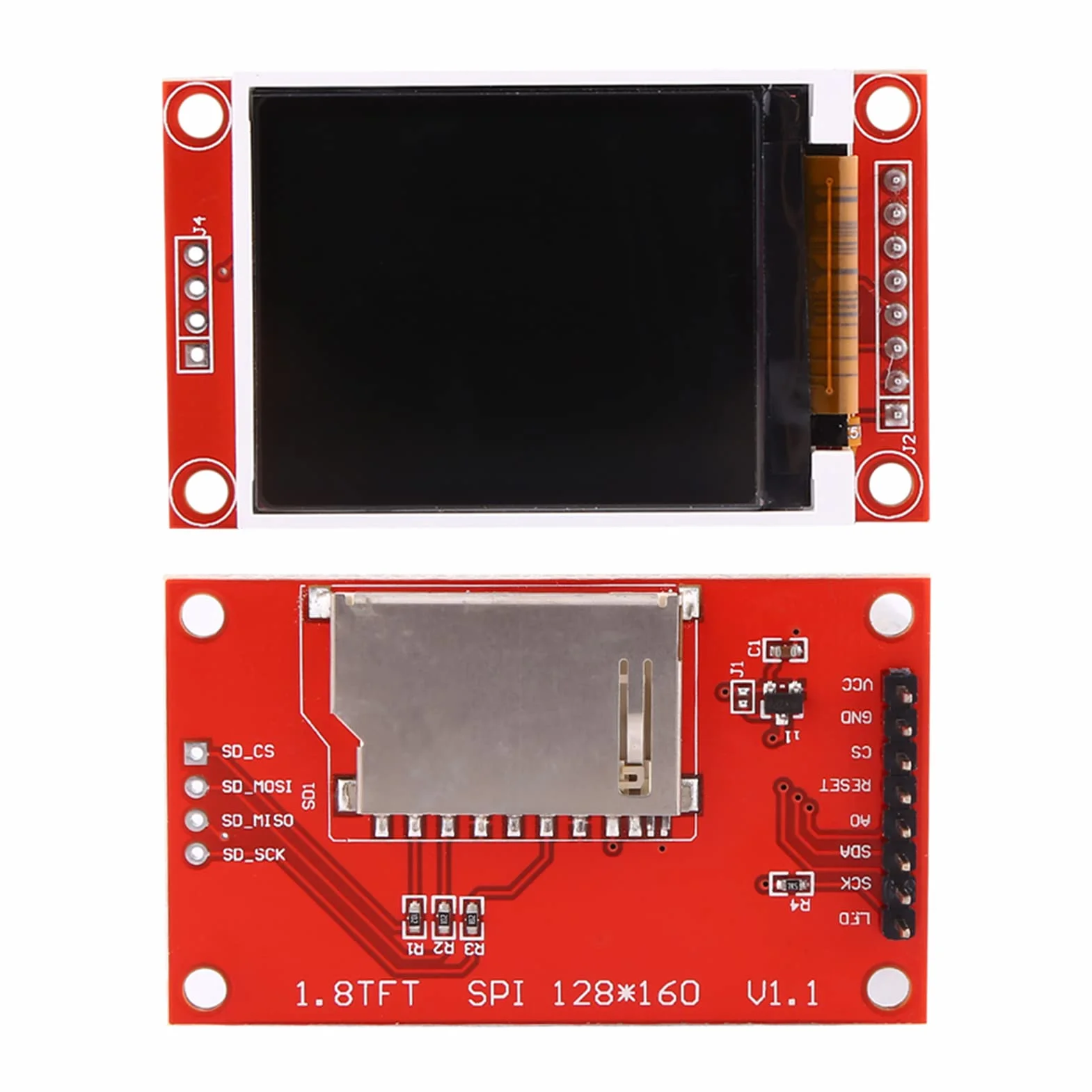 Wyświetlacz LCD ST7735 1,8 Cala 128x160 SPI TFT Moduł 8/16 Bit